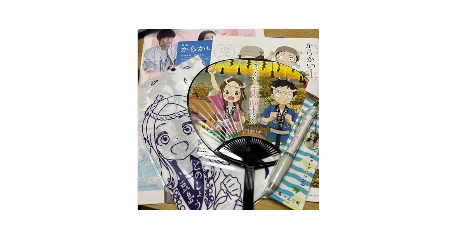 からかい上手の高木さん オリジナル商品 小豆島 数量限定 からかい上手の高木さん 2023年8月 小豆島まつり限定 描き
